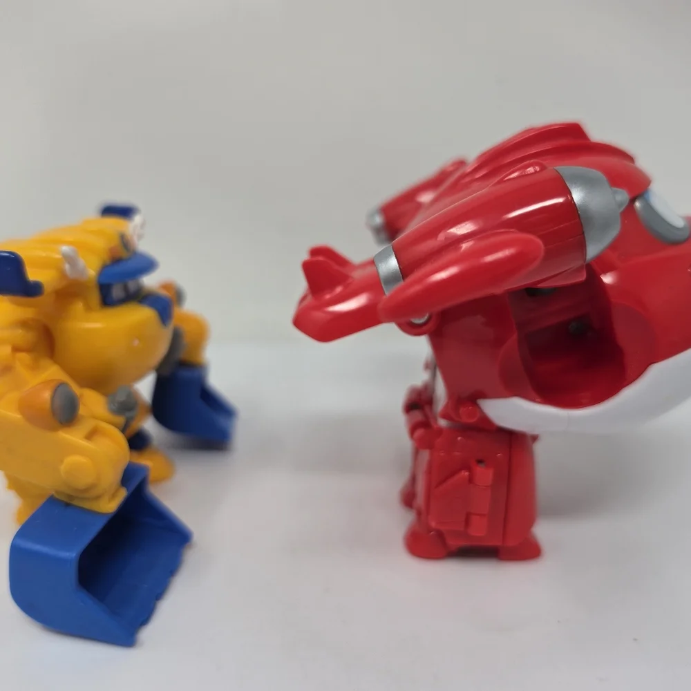 Super Wings Jett Airplane Plane Red White FLAW: MISSING ARMS